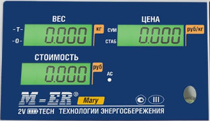 Пленочная панель передняя 223 АС LCD в Ярославле