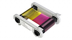 Полноцветная лента (YMCKO) на 500 оттисков с чистящим роликом; для принтера Advent SOLID 700 в Ярославле